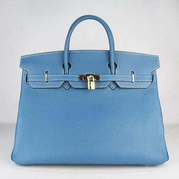 HBK40MBG008 Hermes 40CM Medio Blu (oro)